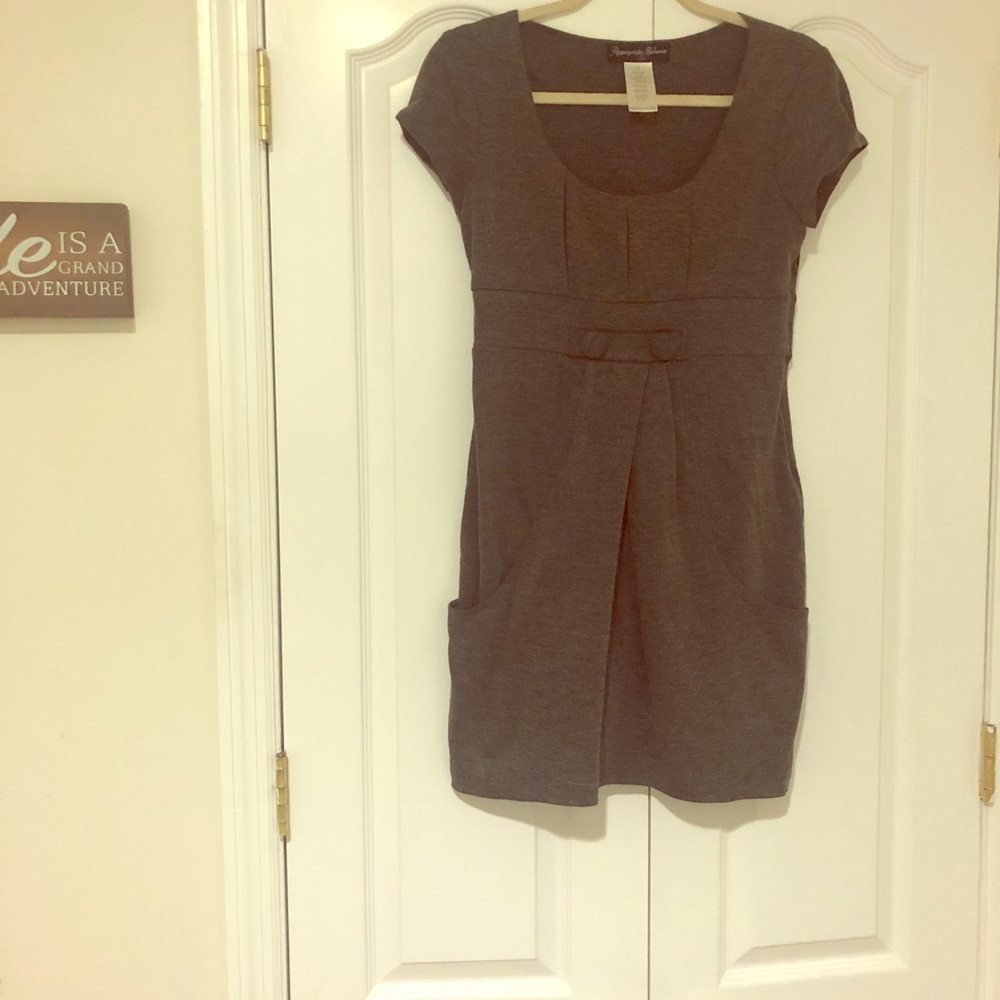 Appropriate Behavior gray dress